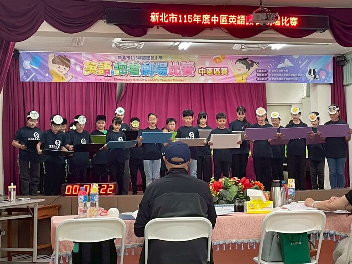 英語讀者劇場區賽榮獲優等