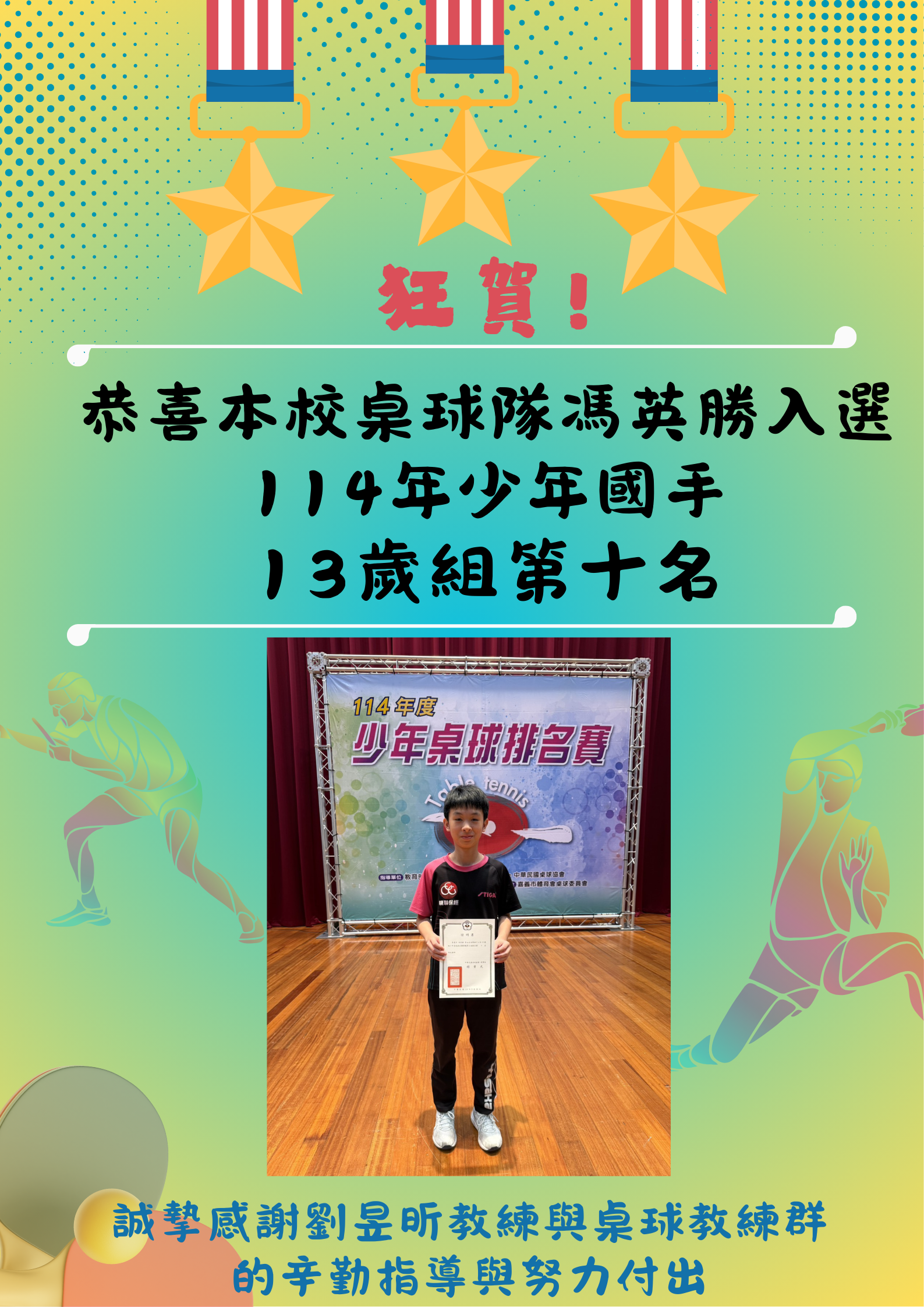 114少國第十名